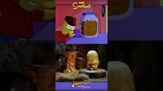 Simpsons Raiders Of The Lost Ark Side By Side #Shorts