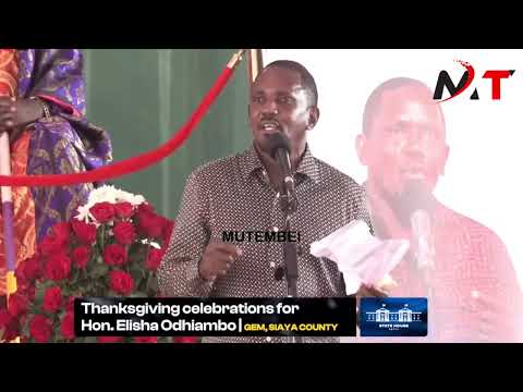 RAILA I NO LONGER NEED YOU NIMETOSHA KUJISIMAMIA NA NIPITE BILA ODM ELISHA ODHIAMBO IN GEM 