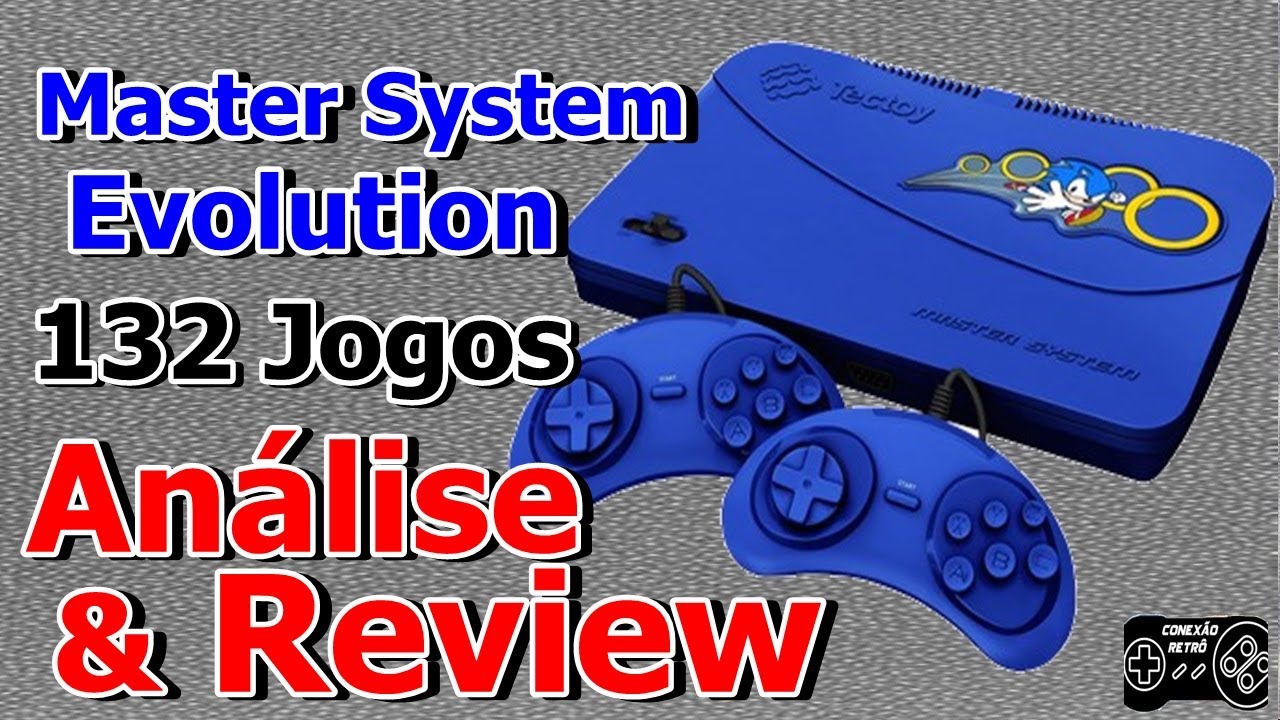 Vídeo game master system c 132 jogos ms132 tec toy Master System Evolution Blue 132 Jogos Analise Review Youtube
