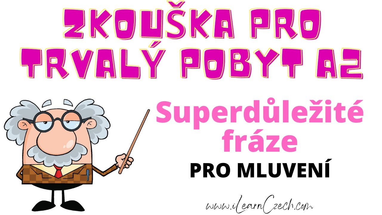 Чешский экзамен A2 для ПМЖ: СУПЕРВАЖНЫЕ фразы для ГОВОРЕНИЯ