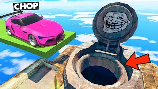 GTA 5 CHOP PUSHED ME INTO ENDLESS HOLE PARKOUR CHALLENGE