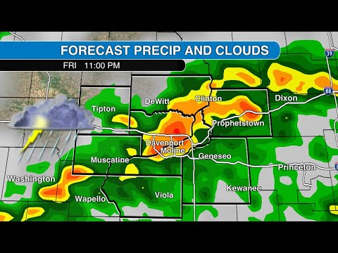 Storms likely in the Quad Cities Friday night, severe storms possible ...