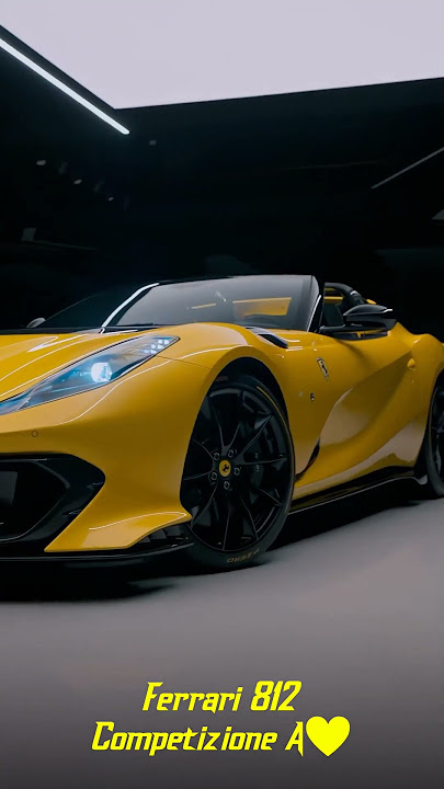Popular - New Ringtone with Ferrari 812 Yellow || Competizione A || Carz Lovers || #PSYCHO__SONGS