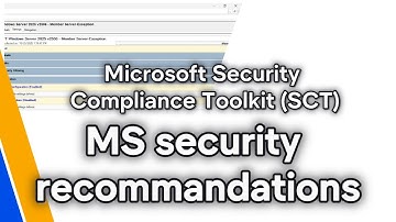 Microsoft Security Compliance Toolkit (SCT) Explained | Import & Apply Baseline GPOs