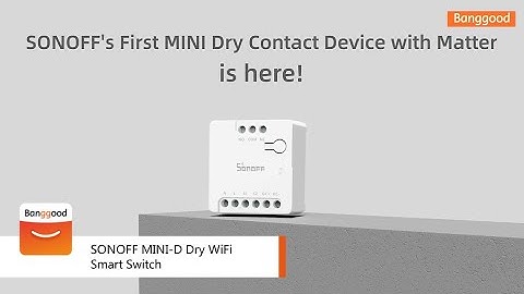 SONOFF MINI-D Dry WiFi Smart Switch - Shop on Banggood