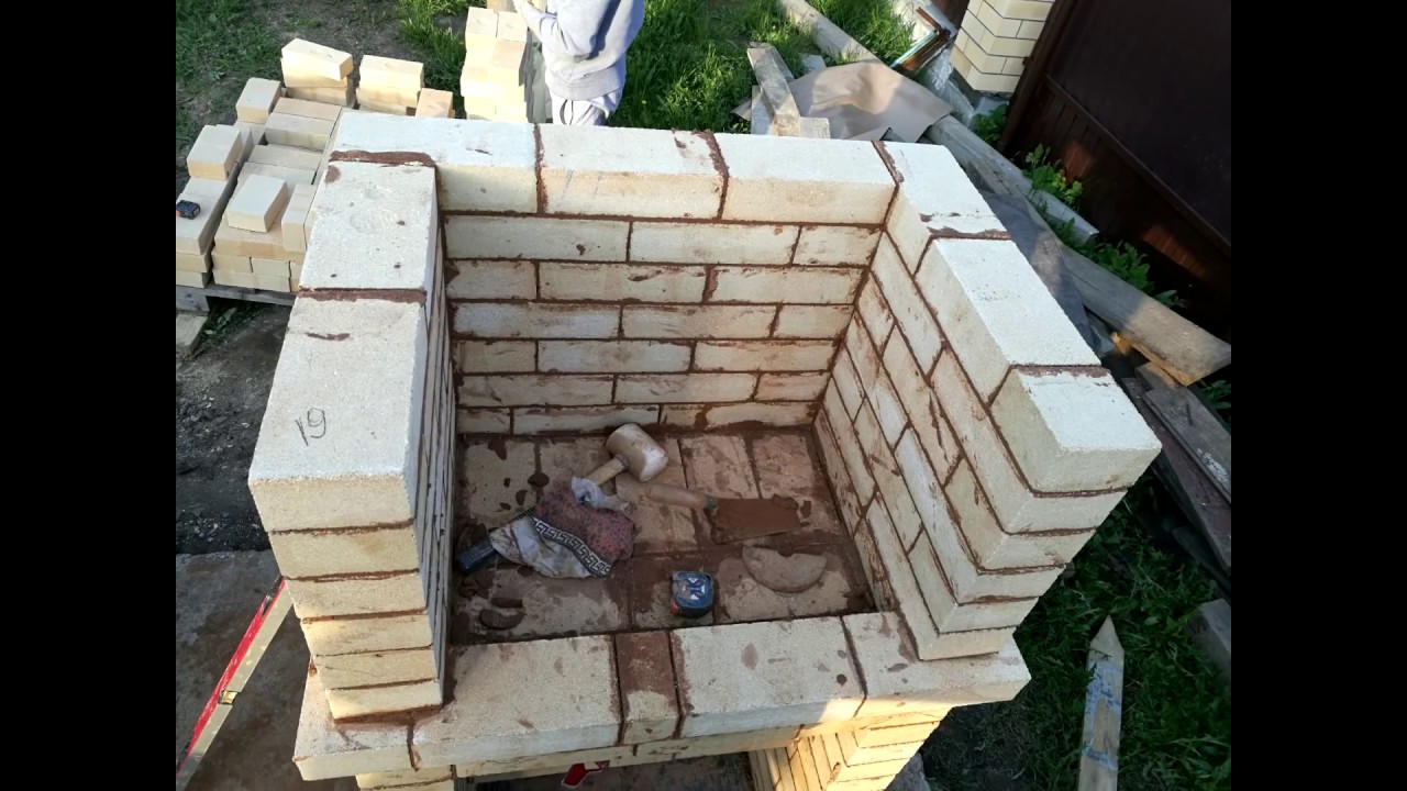 Сложить мангал из кирпича своими руками фото 144