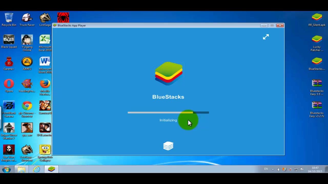 Bluestacks installing, Root with Bluestacks Easy and Lucky ...