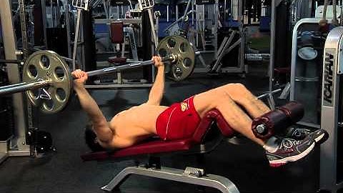 Wide-Grip Decline Barbell Bench Press