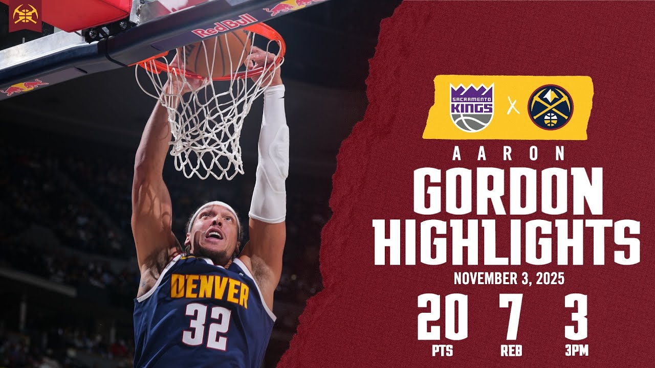 Aaron Gordon Game Highlights vs. Sacramento Kings 📺 - YouTube