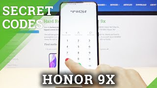 All Secret Codes of on Honor 9x - Testing Menu / Device Info screenshot 3