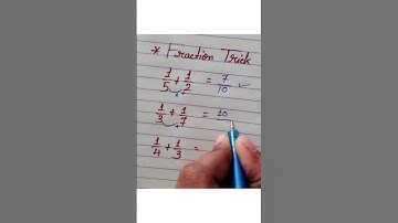 Fraction short tricks| Maths tricks | Competitive Exam Maths