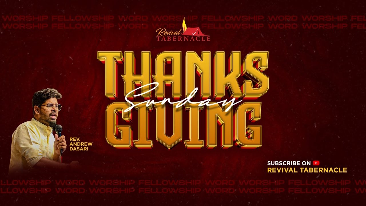 23 JUNE 2024 | SUNDAY SERVICE |  Pastor.ANDREW Dasari | REVIVAL TABERNACLE |