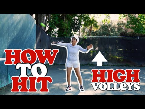 How to hit high volleys!