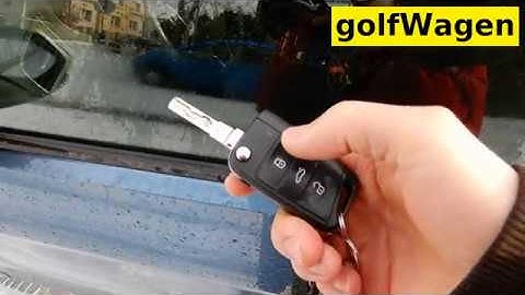 VW Golf 7 automatic mirror folding / I think this is a problem in the ice days