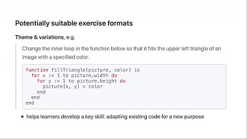 Designing good exercises for the new "Introduction to Workflows with CWL” tutorial