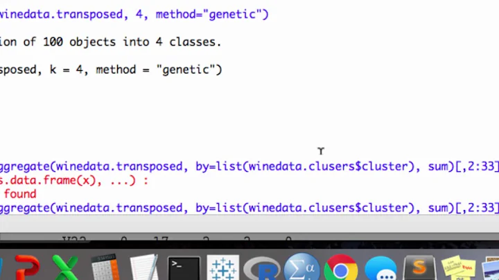K means in R - interpreting clusters