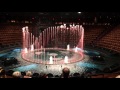 Le Reve-The Dream. Water Jet Effects with work lights on.