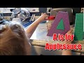 A is for Applesauce. Let's Learn the ABCs with the rest of my Playmat Alphabet Letters!