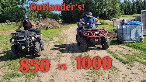 Outlander 850 power steering fix and rip!!
