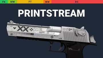 Desert Eagle Printstream - Skin Float And Wear Preview