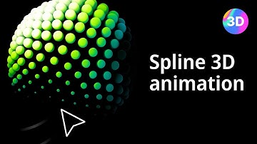 Reactive Orb | Full Video tutorial Spline 3D | 👉 (Link in Description in 13min)👈