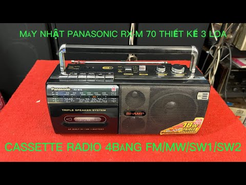 Video (ĐÃ BÁN)RADIO CASSETTE NHẬT PANASONIC RX-M70 THIẾT KẾ... - youtube