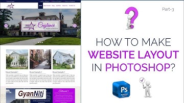 Layout of Website Design (UI Design) Tutorials Part - 4 | Make Website Layout in Photoshop