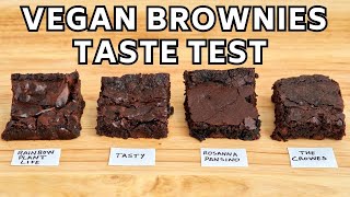 I Tried THE BEST VEGAN BROWNIES Recipes   Rainbow Plant Life, Tasty, Rosanna Pansino, The Crowes