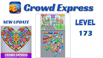 Crowd Express Level 173 Walkthrough 🚦 | Step-by-Step Solution | Go Answer