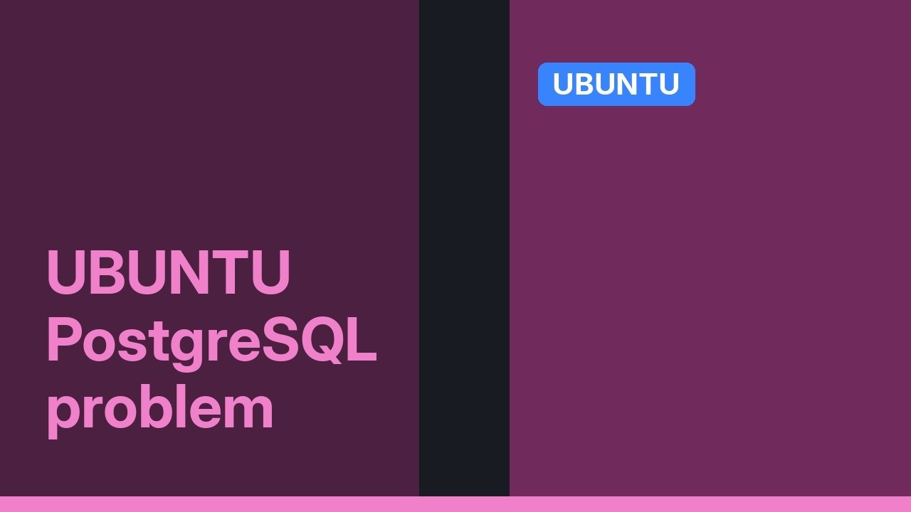 Ubuntu: Cannot connect to PostgreSQL server - YouTube