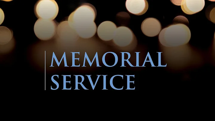Memorial Service | Mary Laney