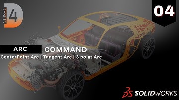 Arc command on Solidworks | Tutorial 04 |  Urdu/English