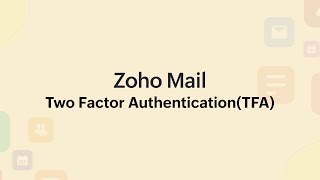 How to set up Two-Factor Authentication (TFA) in Zoho Mail screenshot 5