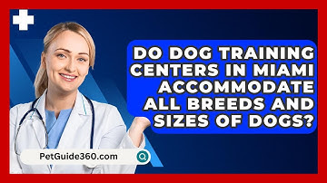Do Dog Training Centers in Miami Accommodate All Breeds and Sizes of Dogs? - PetGuide360.com