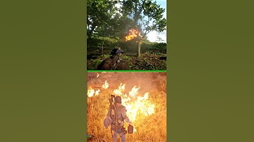 FIRE PHYSICS COMPARISON (RDR2 VS DAYS GONE) PART 3