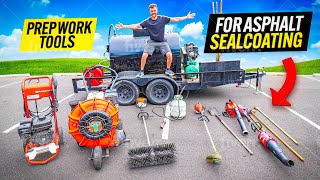 Must Use Tools to Clean Before Sealcoating!