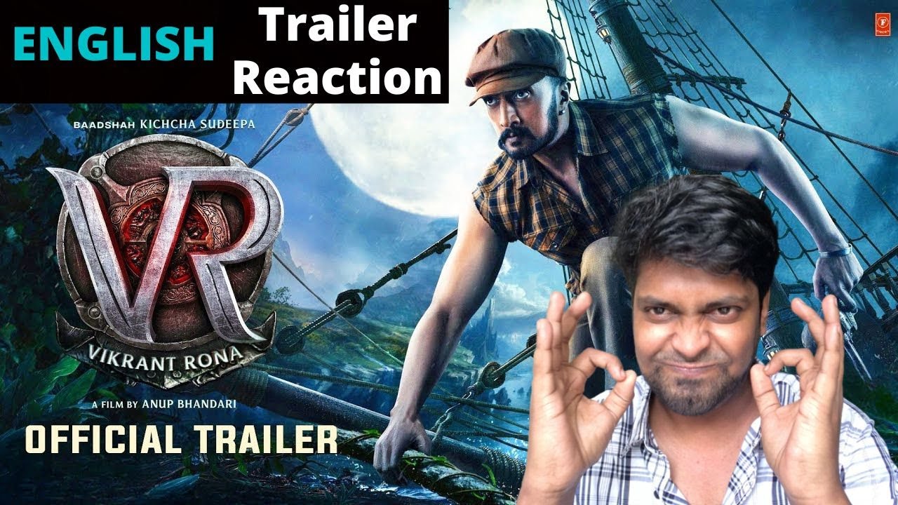 VIKRANT RONA ( ENGLISH ) Trailer Reaction  | M.O.U | Mr Earphones BC_BotM