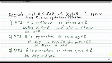 equivalence relations 2