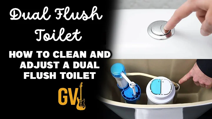 how to adjust a dual flush toilet. #toilet