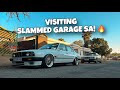 Visiting slammed garage sa  maintenance update on the bagged bmw e30 