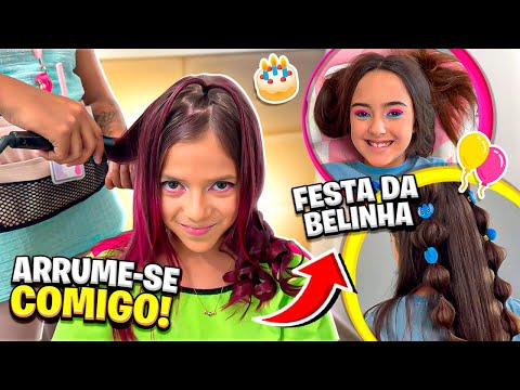 ARRUME-SE COM A GENTE PARA FESTA DE 11 ANOS DA BELINHA Tema Stitch (Jéssica e família)