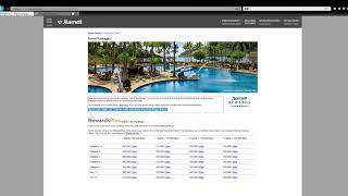 How to 7 nights 120K Miles Marriott Travel Package Online