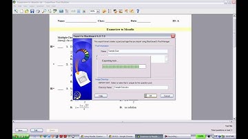 Converting Questions from Examview to Moodle