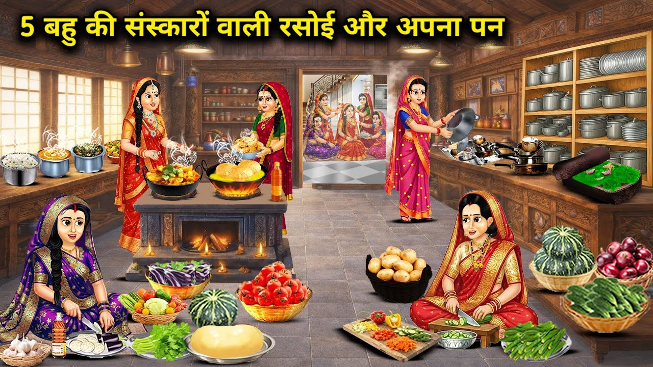 5 बहू की संस्कारों वाली रसोई और अपना पन||5 Daughter-in-law's cultured kitchen and belonging