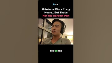 My IB Internship Was WAY Harder Than I Expected…