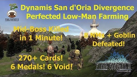 FFXI Perfected Low-man Dynamis [D] Phase 2 Farming [FULL] Big Pulls & Big Rewards!