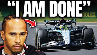 Mercedes COLLAPSING after Lewis Hamilton SHOCKING Statement!