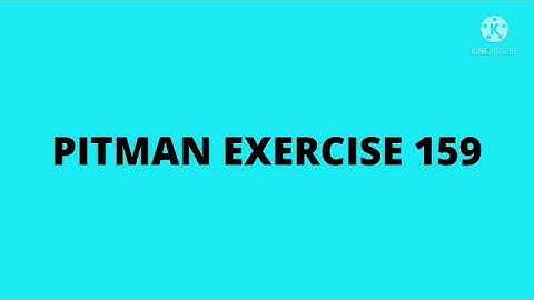 PITMAN SHORTHAND EXERCISE  159