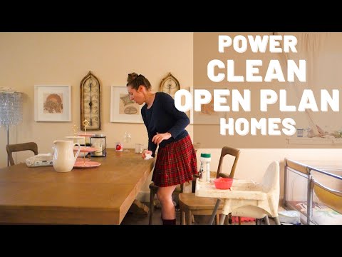 How To Power Clean Your Dinning Area In Open Plan Homes