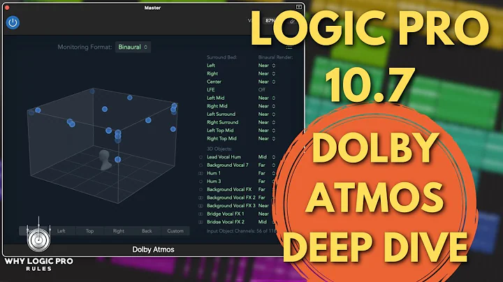 Logic Pro 10.7 is Here! - Spatial Mixing w/ Dolby Atmos